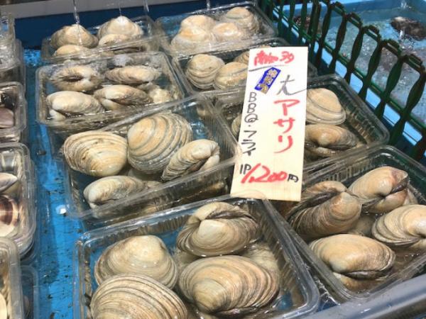 BBQにどうぞ!大あさりが旨い!